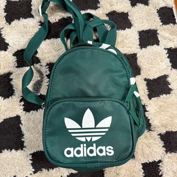 Adidas Green Mini Backpack - Picture 1 of 7
